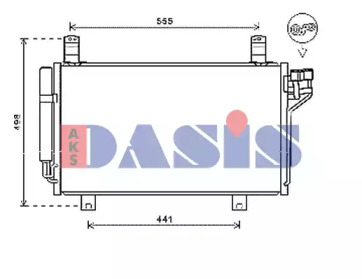 AKS DASIS 112045n -  Конденсатор, кондиционер